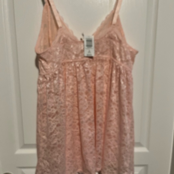 Delicate Lace Chemise - Light Pink - Picture 3 of 5